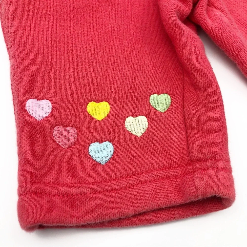 Vintage Gymboree Tiny Hearts Pull On Pants Size 0-3 Months